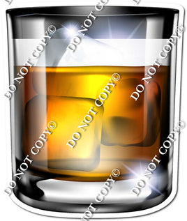 Whiskey / Bourbon in Rocks Glass w/ Variants