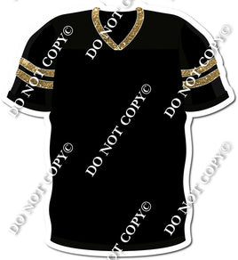 Football Jersey - Black / Gold
