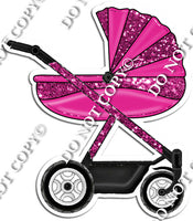 Baby Stroller - Hot Pink