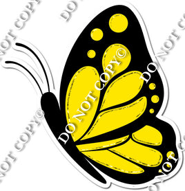Butterfly Left - Yellow w/ Variants