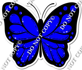 Butterfly - Flat Blue w/ Variants