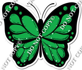 Butterfly - Flat Green w/ Variants