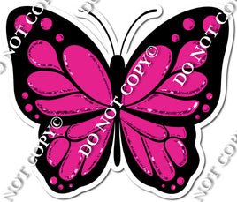 Butterfly - Flat Hot Pink w/ Variants