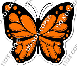 Butterfly - Flat Orange w/ Variants