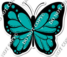 Butterfly - Flat Teal w/ Variants