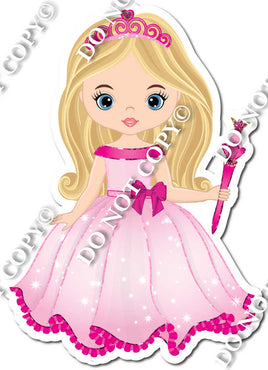 Light Skin Tone Blonde Pink Dress Princess w/ Variants