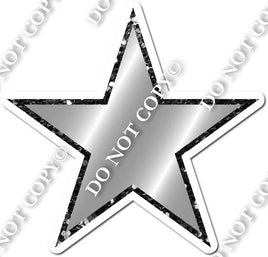 Two Tone Silver Star