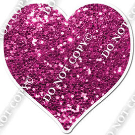 Sparkle - Hot Pink Heart