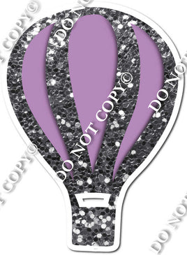 Hot Air Balloon - Silver & Lavender w/ Variants