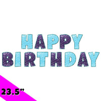 Sparkle - 23.5" LG 13 pc - Happy Birthday Sets