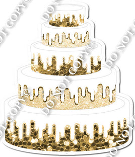 Gold Sparkle Cake