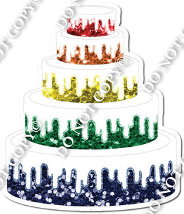 Rainbow Sparkle Cake