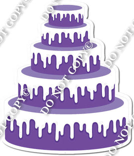 Flat Purple Cake