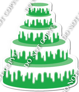 Flat Green Cake