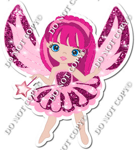 Light Skin Tone Fairy - Hot Pink & Baby Pink w/ Variants