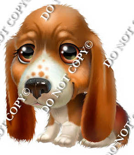 Furry Hound Dog Pup
