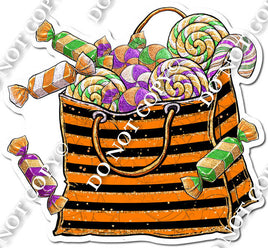 Black and Orange Candy Bag
