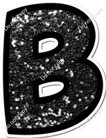 BB 12" Individuals - Black Sparkle