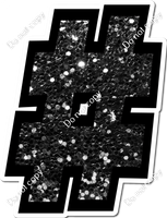 BB 12" Individuals - Black Sparkle
