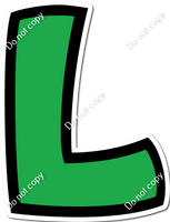 BB 23.5" Individuals - Flat Green
