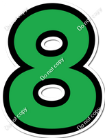 BB 23.5" Individuals - Flat Green
