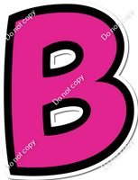 BB 12" Individuals - Flat Hot Pink