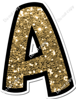 BB 12" Individuals - Gold Sparkle