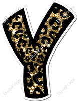 BB 12" Individuals - Gold Leopard Sparkle