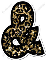 BB 18" Individuals - Gold Leopard Sparkle