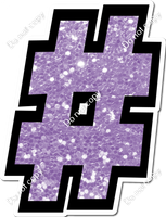 BB 12" Individuals - Lavender Sparkle