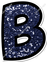 BB 23.5" Individuals - Navy Blue Sparkle