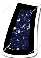 BB 18" Individuals - Navy Blue Sparkle