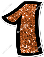BB 23.5" Individuals - Orange Sparkle
