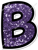 BB 18" Individuals - Purple Sparkle