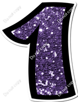 BB 30" Individuals - Purple Sparkle