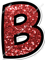 BB 18" Individuals - Red Sparkle
