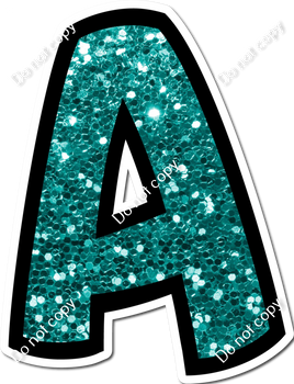 BB 23.5" Individuals - Teal Sparkle