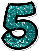 BB 18" Individuals - Teal Sparkle