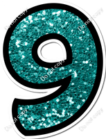 BB 30" Individuals - Teal Sparkle