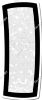 BB 12" Individuals - White Sparkle