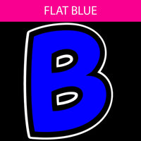 Flat - 23.5" BB 69 pc Alphabet Sets
