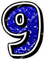 GR 23.5" Individuals - Blue Sparkle