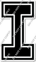 23.5" Greek Individual Flat Black - Alphabet Pieces