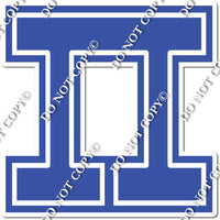 23.5" Greek Individual Flat Blue - Alphabet Pieces