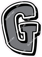 GR 12" Individuals - Flat Grey