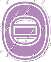 23.5" Greek Individual Flat Lavender - Alphabet Pieces