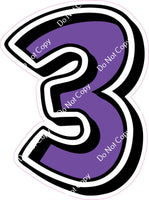 GR 12" Individuals - Flat Purple