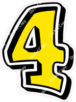 GR 30" Individuals - Flat Yellow