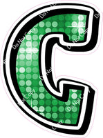 GR 18" Individuals - Green Disco