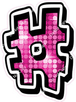 GR 18" Individuals - Hot Pink Disco